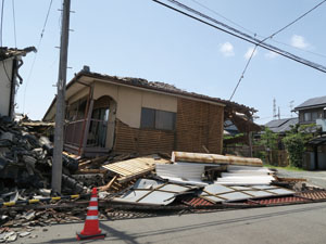 4月22の熊本県益城市