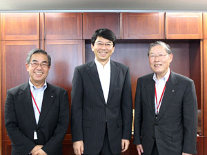宮本聡・中小企業庁長官と懇談