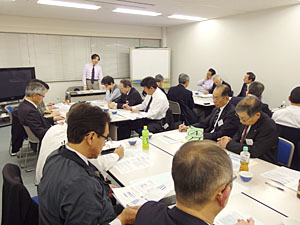 広島同友会　金融庁・日下室長を迎え勉強会