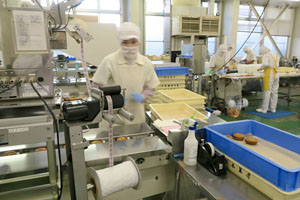 商品の製造風景